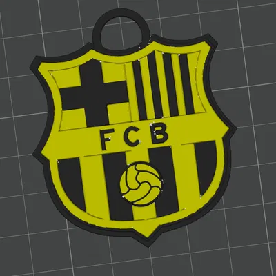 Móc Khóa Huy Hiệu FC Barcelona Đẹp Mắt