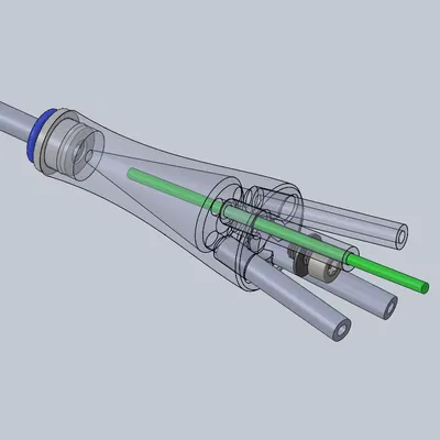 Bộ Chia Y 4 Sợi Filament Cho Máy In 3D MMU