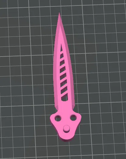 Dao Bướm 3D - Mô Hình Dao Đồ Chơi An Toàn - Image 2