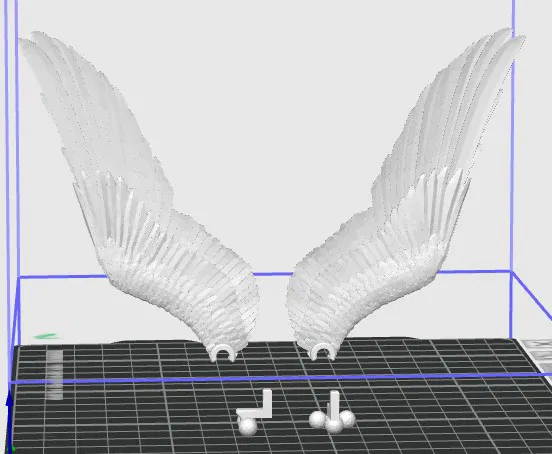 Cánh Thiên Thần In 3D Cho Mô Hình Dummy 13 - Image 2