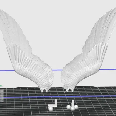 Cánh Thiên Thần In 3D Cho Mô Hình Dummy 13