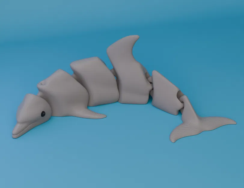 Cá Heo Khớp Nối (Articulated Dolphin) In Liền Khối - Image 2