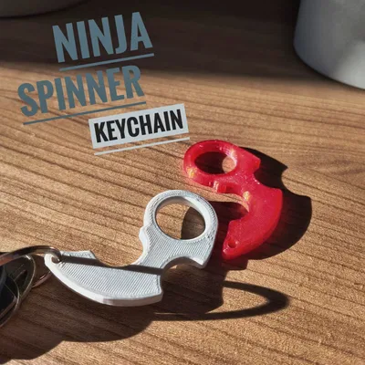 Móc Khóa Ninja Spinner - Vừa Chơi Vừa Trang Trí Độc Đáo