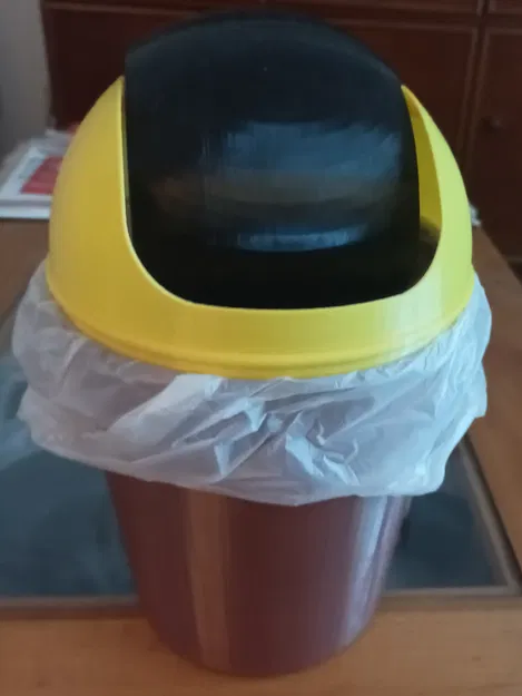 Schwingdeckel-Mülleimer (thùng rác nắp lắc) in 3D - Image 2