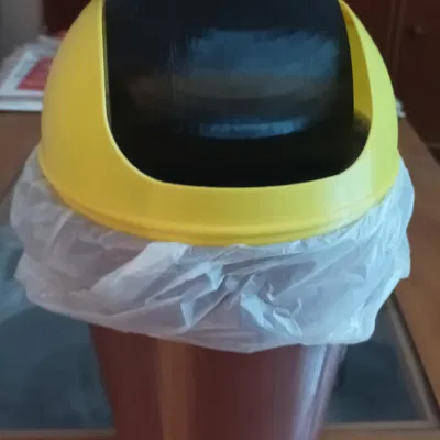 Schwingdeckel-Mülleimer (thùng rác nắp lắc) in 3D