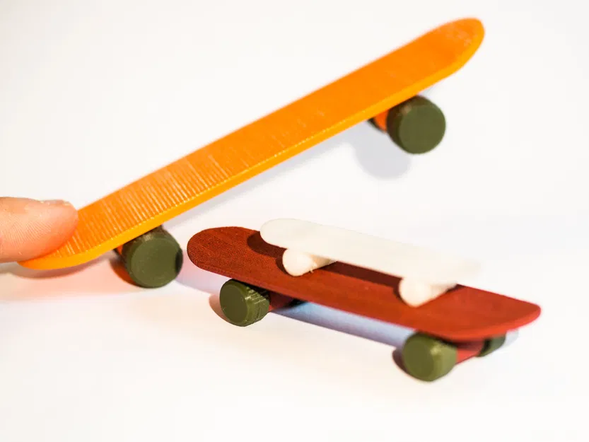 Finger Skateboard Bền Bỉ V2 – In Trọn Bộ, Lăn Mượt, Dễ Scale - Image 5