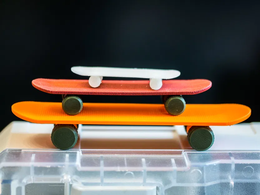 Finger Skateboard Bền Bỉ V2 – In Trọn Bộ, Lăn Mượt, Dễ Scale - Image 9