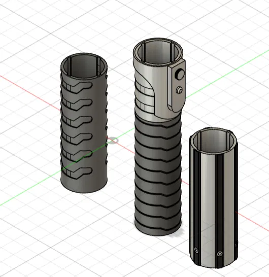 Phụ Kiện Lightsaber Lắp Ráp 3D - Tăng Vẻ Hầm Hố - Image 1