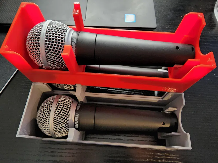 Khay Đựng Micro Shure SM58 Chồng Lên Nhau Tiện Lợi - Image 1