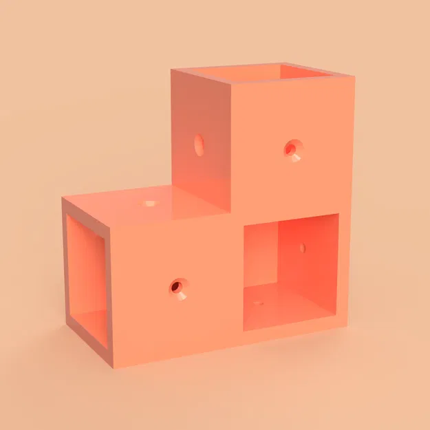 Bộ Cube Joint Collection (Khớp nối 90° cho khung dạng khối) - Image 7