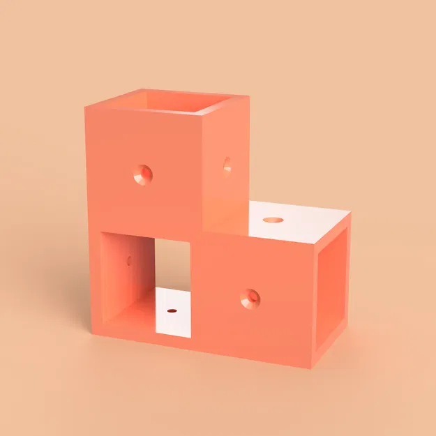 Bộ Cube Joint Collection (Khớp nối 90° cho khung dạng khối) - Image 8