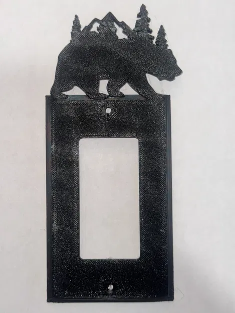 Ốp Tường Trang Trí Hình Gấu Phong Cách Hoang Dã - Image 1