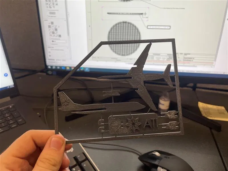 Mô hình máy bay Boeing 737 kit 3D - Đế ATI - Image 2