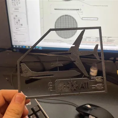 Mô hình máy bay Boeing 737 kit 3D - Đế ATI