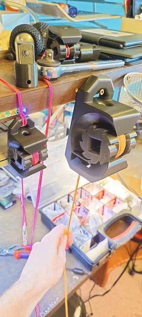 Cơ cấu siết dây Print-in-Place dạng ratchet – Đối xứng, không cần supports - Image 3