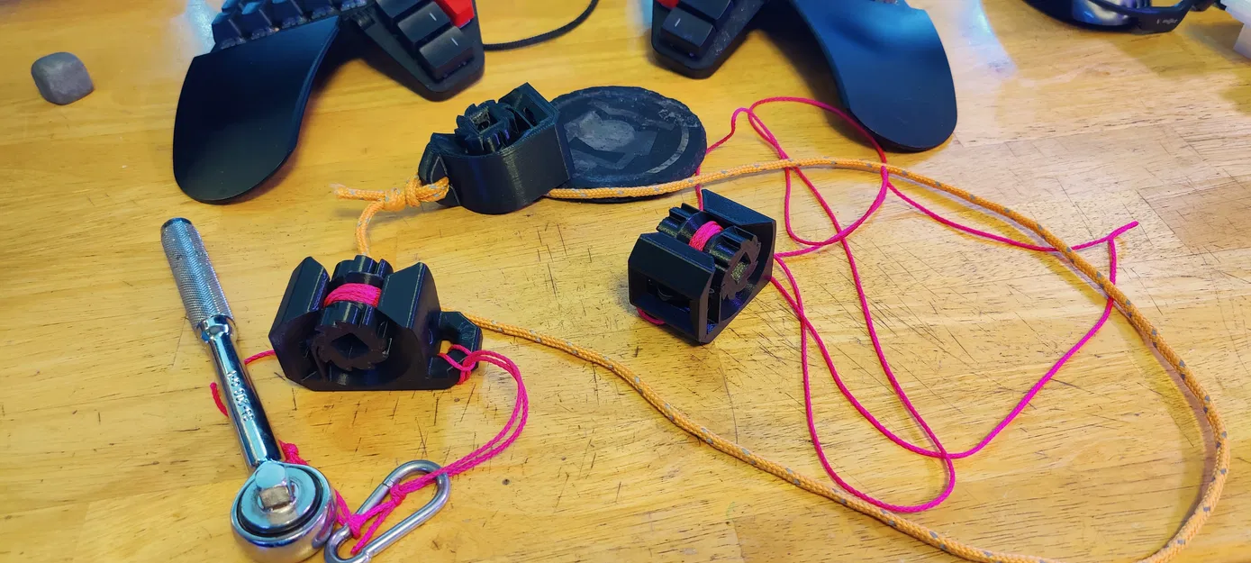 Cơ cấu siết dây Print-in-Place dạng ratchet – Đối xứng, không cần supports - Image 6