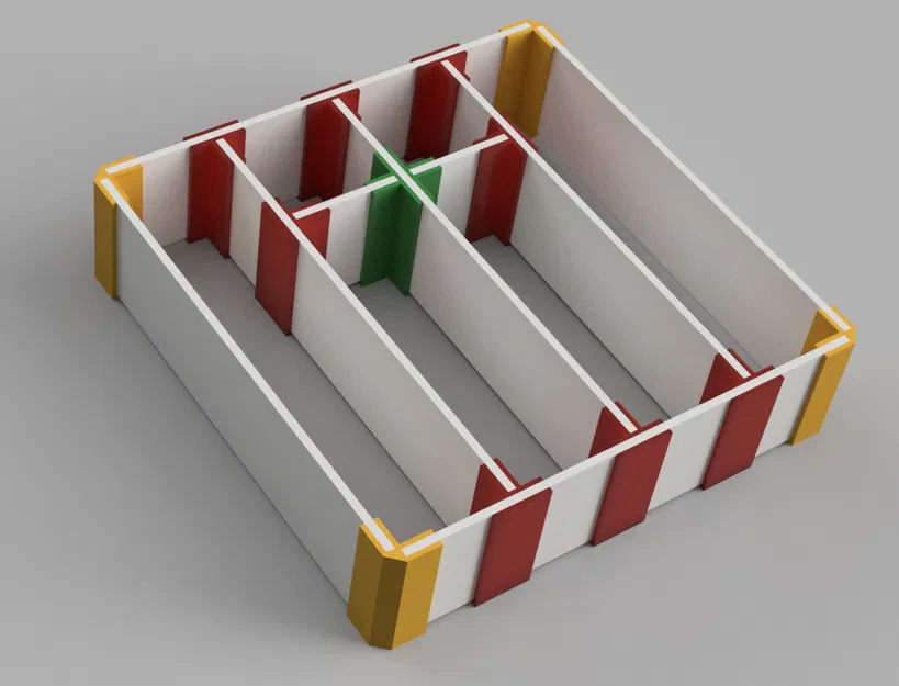 Bộ chia ngăn kéo (Drawer organiser) dạng module - Image 1