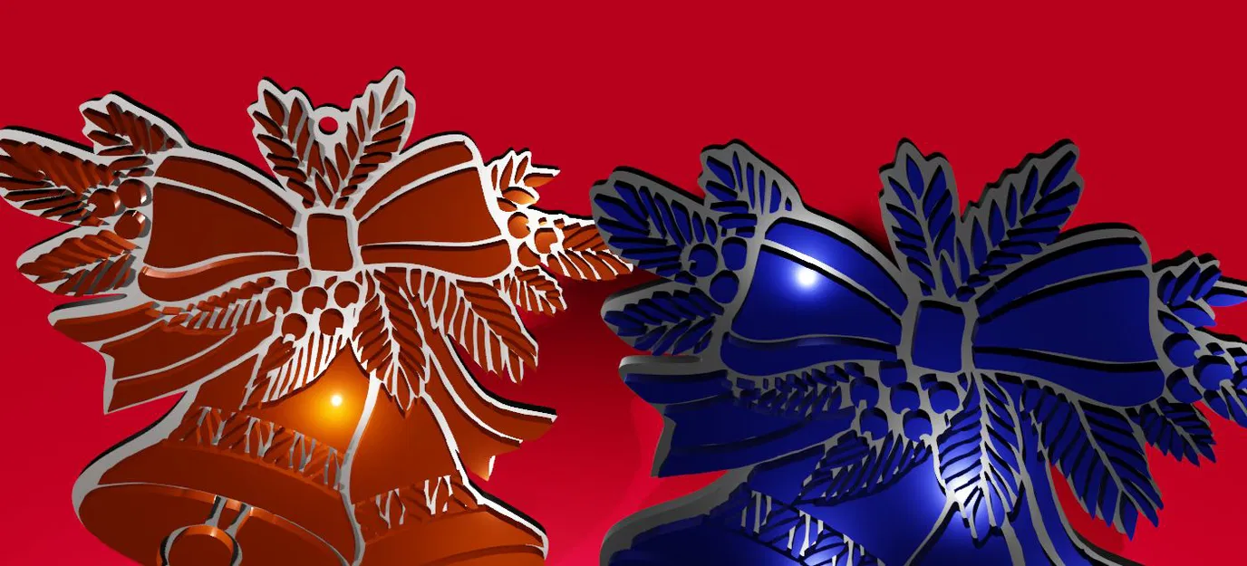 Chuông Giáng Sinh 3D - Trang Trí Noel Ấm Áp - Image 3