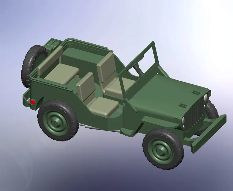 Jeep Willys MB/Ford GPW tỉ lệ 1:18 (WWII) - Image 2