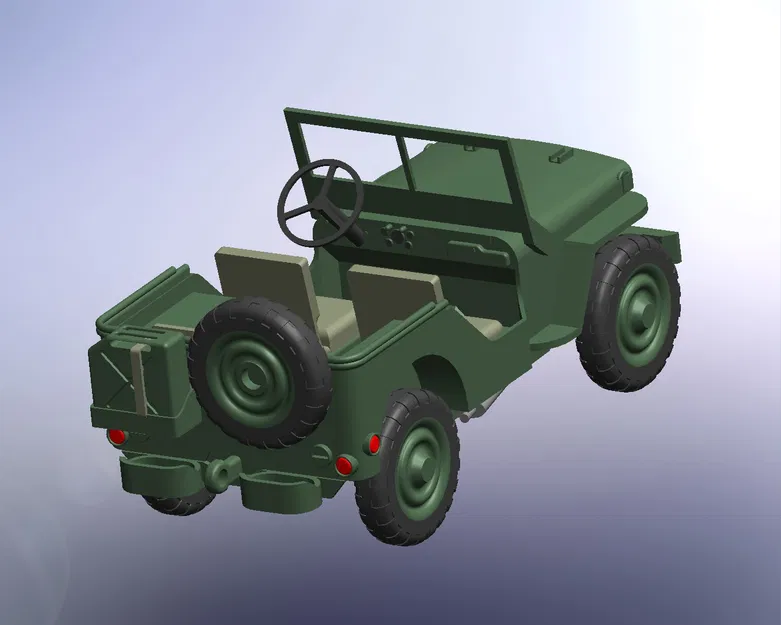 Jeep Willys MB/Ford GPW tỉ lệ 1:18 (WWII) - Image 3