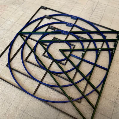 Marker sát thương Spell AoE (Area of Effect) cho game tabletop RPG