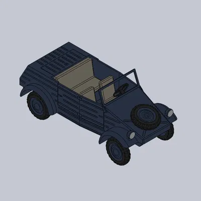 Kubelwagen tỉ lệ 1:18 (Volkswagen Type 82)