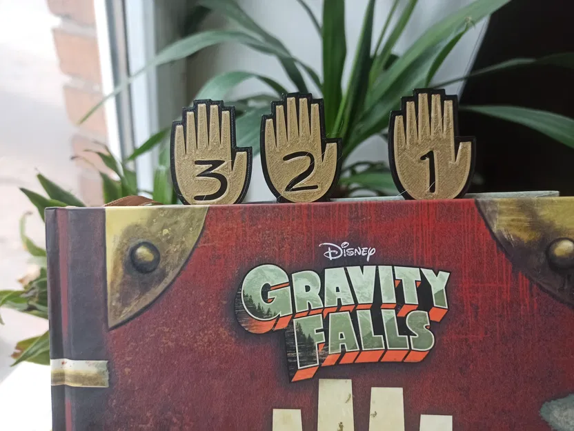Kẹp Sách Gravity Falls Hình Bàn Tay Độc Đáo - Image 1