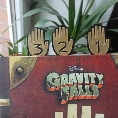Kẹp Sách Gravity Falls Hình Bàn Tay Độc Đáo