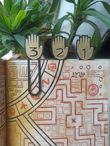 Kẹp Sách Gravity Falls Hình Bàn Tay Độc Đáo - Image 2