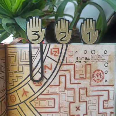 Kẹp Sách Gravity Falls Hình Bàn Tay Độc Đáo