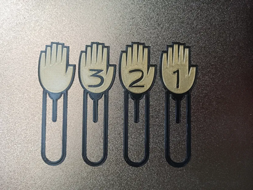 Kẹp Sách Gravity Falls Hình Bàn Tay Độc Đáo - Image 3