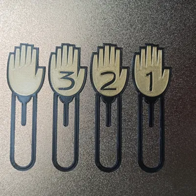 Kẹp Sách Gravity Falls Hình Bàn Tay Độc Đáo