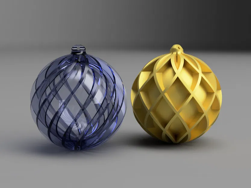 Bộ 8 Mẫu Quả Châu Trang Trí Cây Thông Noel 3D Độc Đáo - Image 2