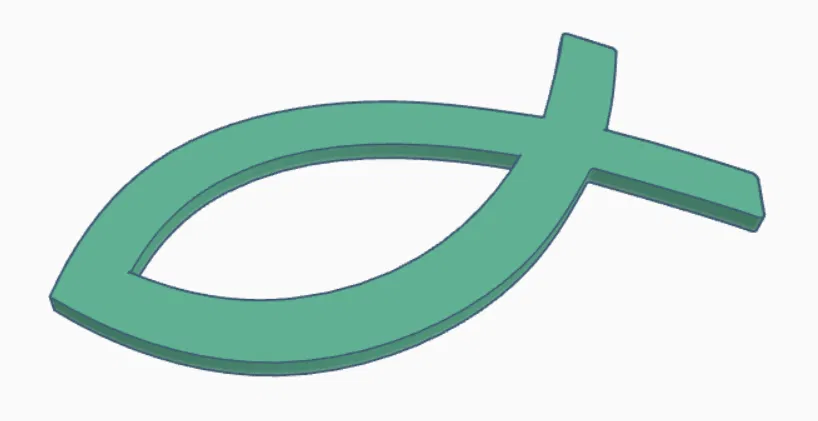 Mô Hình 3D Con Cá - Biểu Tượng Độc Đáo - Image 2