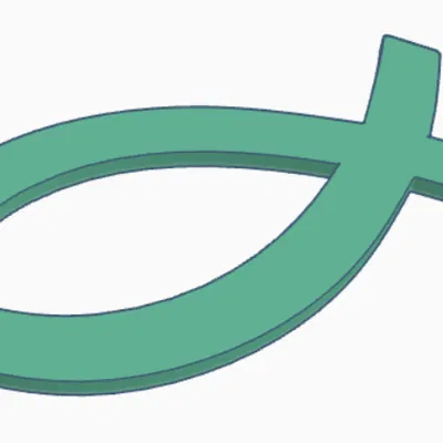 Mô Hình 3D Con Cá - Biểu Tượng Độc Đáo