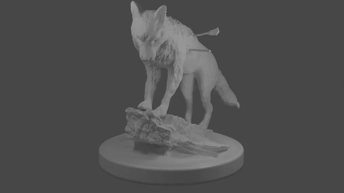 Mô Hình Sói 3D Độc Đáo Cho Board Game và Trưng Bày - Image 1