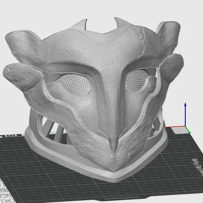 Mặt nạ Ekko Arcane – cosplay prop đeo được LoL – Serev3D