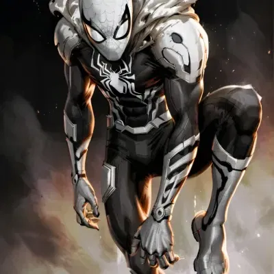 Mô Hình Spiderman x Anti-Venom 3D Độc Đáo