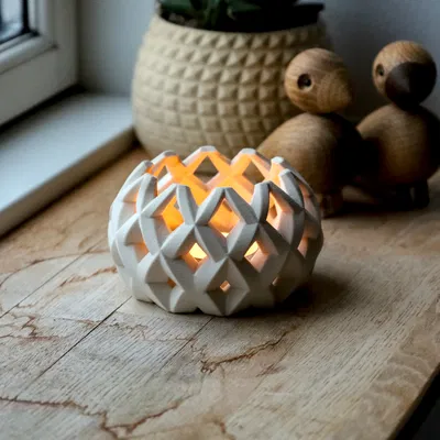 Chân Nến Tealight "Vẻ Đẹp Lãng Đãng" Độc Đáo Cho Trang Trí Nhà Cửa
