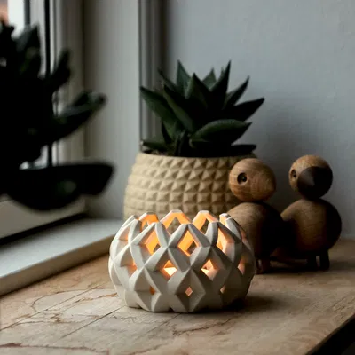 Chân Nến Tealight "Vẻ Đẹp Lãng Đãng" Độc Đáo Cho Trang Trí Nhà Cửa