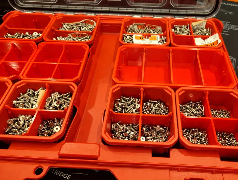 Khay & vách ngăn tương thích Milwaukee Packout Low Profile Organizer - Image 44