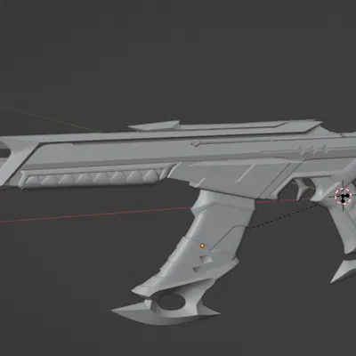 Mô Hình Súng Vandal Kuronami Valorant 3D