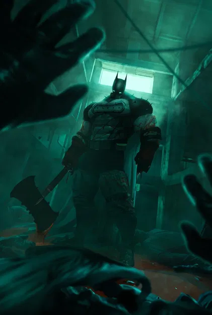 Mặt Nạ Batman Absolute - Mô Hình 3D Cosplay Độc Đáo - Image 1