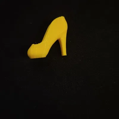 Giày Barbie Cao Gót Tí Hon In 3D