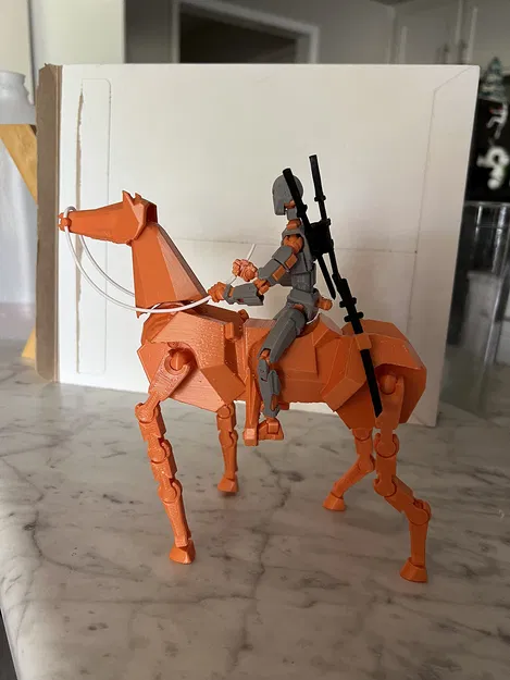 Ngựa Đồ Chơi Khớp Khối Hoạt Hình - Phụ Kiện Cho Dummy 13 - Image 1