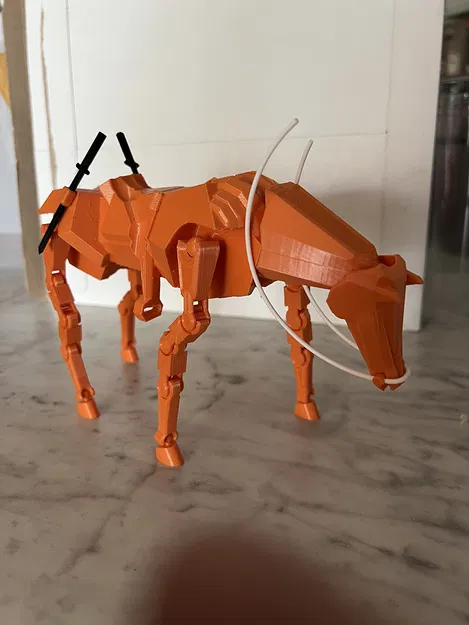 Ngựa Đồ Chơi Khớp Khối Hoạt Hình - Phụ Kiện Cho Dummy 13 - Image 2