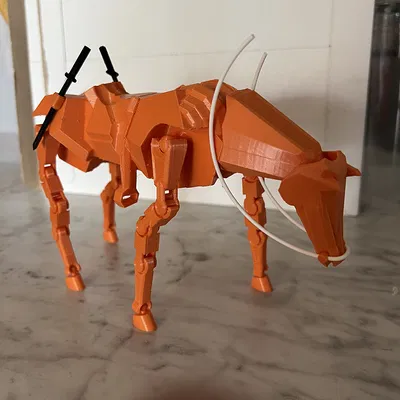 Ngựa Đồ Chơi Khớp Khối Hoạt Hình - Phụ Kiện Cho Dummy 13