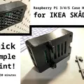 Giá treo vỏ Raspberry Pi 3/4/5 cho IKEA SKÅDIS - Thumbnail 1