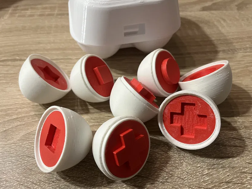 Trứng Hình Học Montessori (Montessori Geometric Eggs) - Image 1