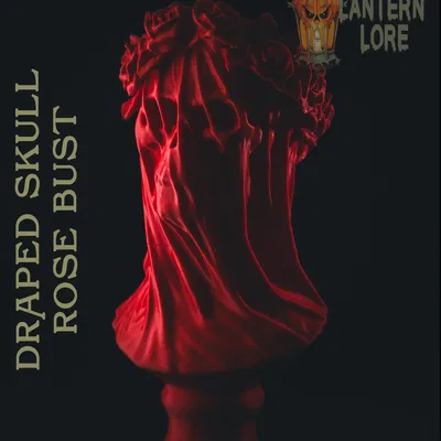 Tượng Bán Thân Vải Rủ & Hoa Hồng (Pre Supported)